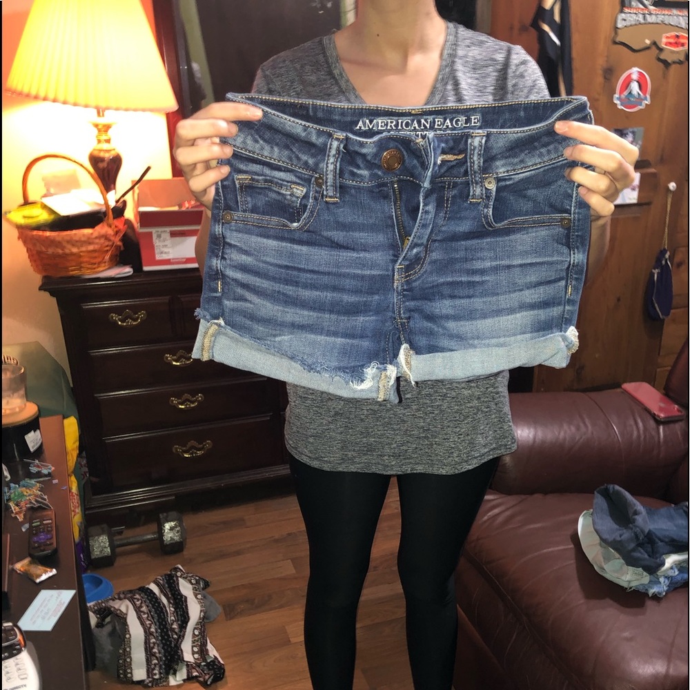 High rise shorts